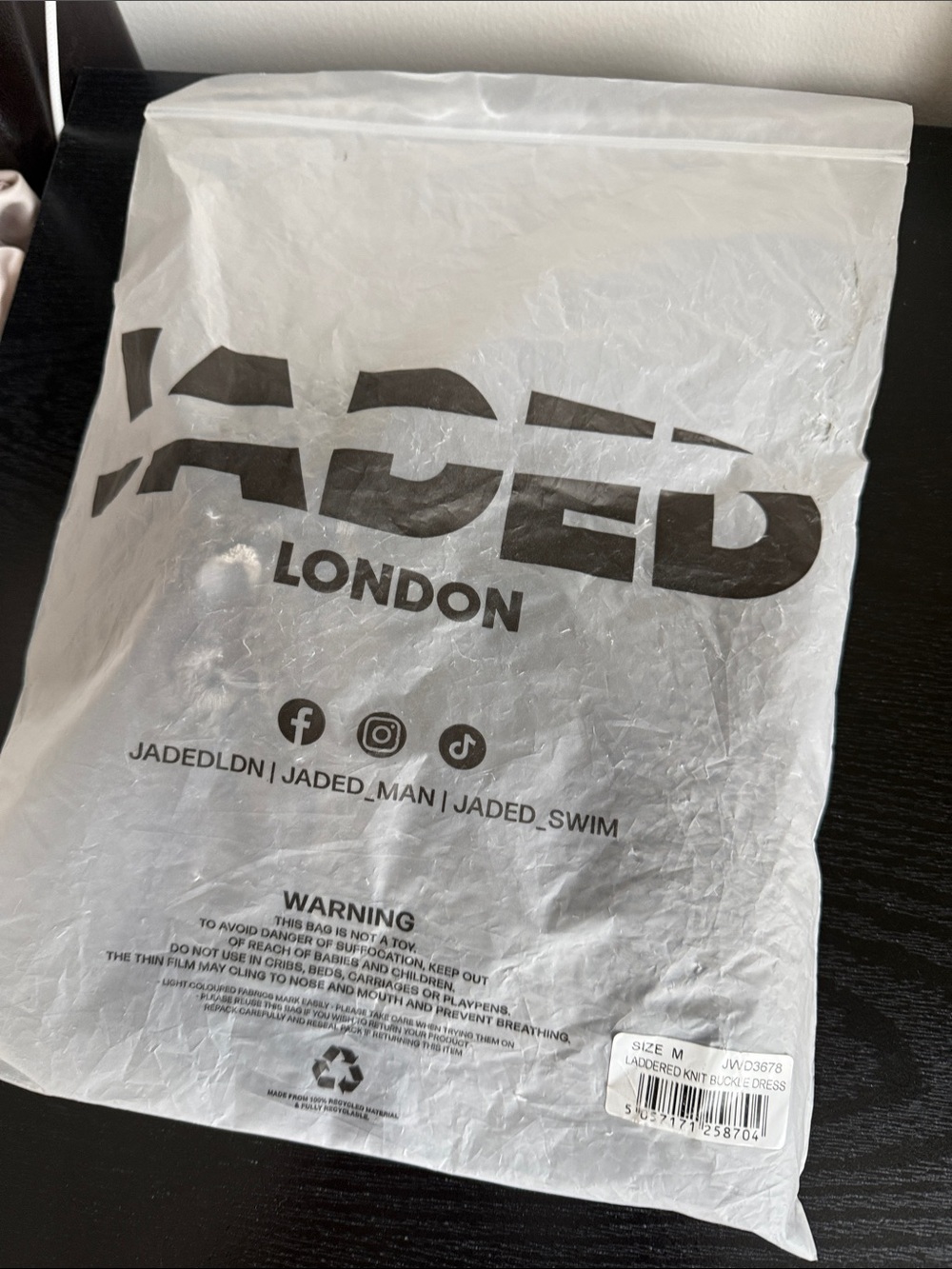 Jaded London Lithium Knit Dress - NWT Size M - Picture 6 of 6